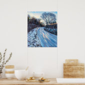 Winterlicht Poster (Keuken)