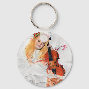 Winterlied elfen prinsessen sleutelhanger