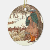 "Winterlied" Keramisch Ornament (Links)