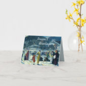 Winterliefde - George Wesley Bellows Kaart (Gele Bloem)