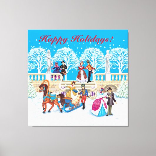 Winterloop Canvas Afdruk (Voorkant)