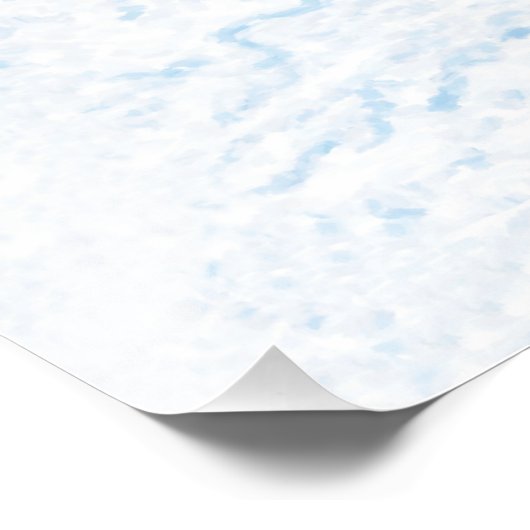 Winterloop Foto Afdruk (Hoek)