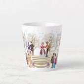 Winterloop Latte Mok (Voorkant)