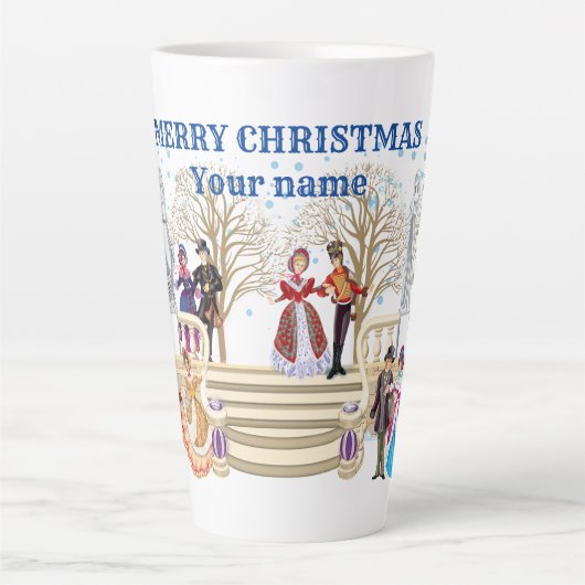 Winterloop Latte Mok (Voorkant)