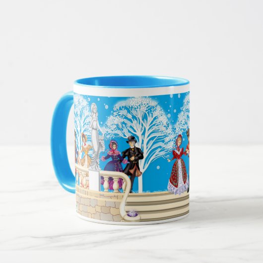 Winterloop Mok (Voorkant links)