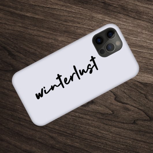 Winterlust | Moderne winterfeestdagen iPhone 15 Hoesje