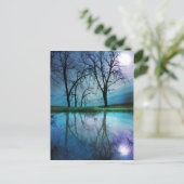 Wintermaan, briefkaart (Staand voorkant)