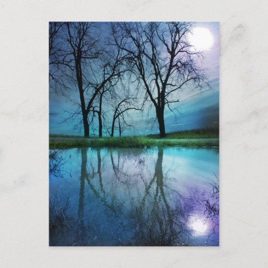 Wintermaan, briefkaart (Voorkant)