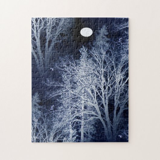 Wintermaan... Legpuzzel (Verticaal)