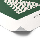 Wintermarkt 07  kerstboom poster (Hoek)