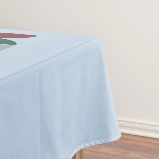 Wintermarkt 10 kleurrijke kerstboom tafelkleed (Voorbeeld)