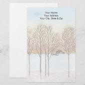 Wintermeer Briefpapier (Voorkant / Achterkant)