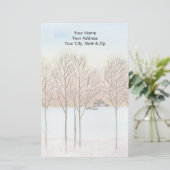 Wintermeer Briefpapier (Staand voorkant)