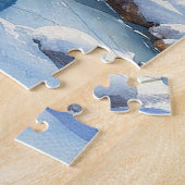 Wintermeer scène puzzel (Zijkant)
