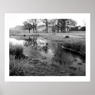 Wintermorgen: Strandshag Bay, Derwentwater Post Poster