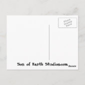 Winternacht Briefkaart (Achterkant)
