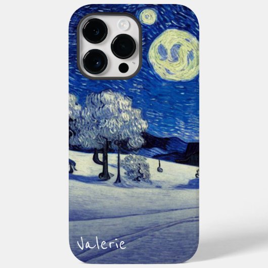 Winternacht Case-Mate iPhone Case (Achterkant)