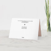 Winternacht Kaart (Achterkant)