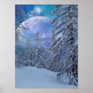 winternacht-Poster Poster