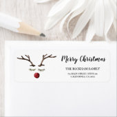 WinterNatuur | Kute renderadres Etiket (Insitu)