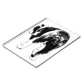 Winternoten: Graphic Bulldog Muse Notitieboek (Linkerzijde)