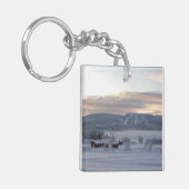 Winterochtend #1 sleutelhanger (Voorkant Links)