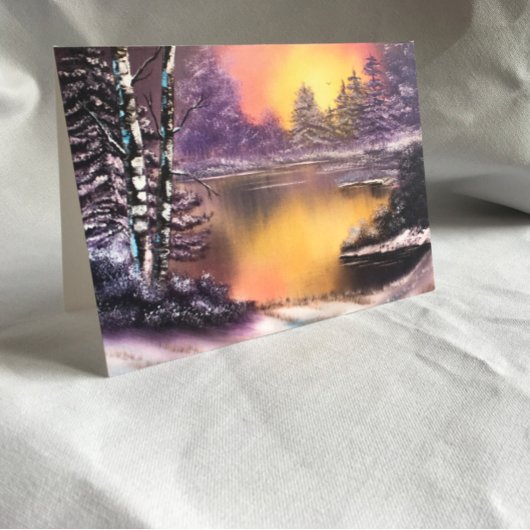 Winterochtend Kerstkaart Kaart