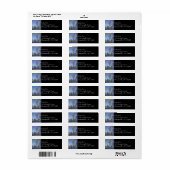 Winterochtendlicht I Etiket (Full Sheet)