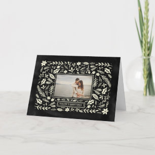 Winterolierijskalkbord Feestdagen Kaart