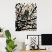 WinterOwl Poster (Thuiskantoor)