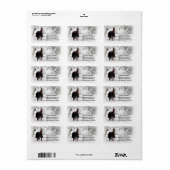 Winterpaard Etiket (Full Sheet)