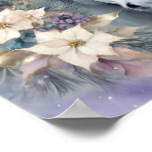 Winterpaard met Bloemen Poster 2 (Hoek)