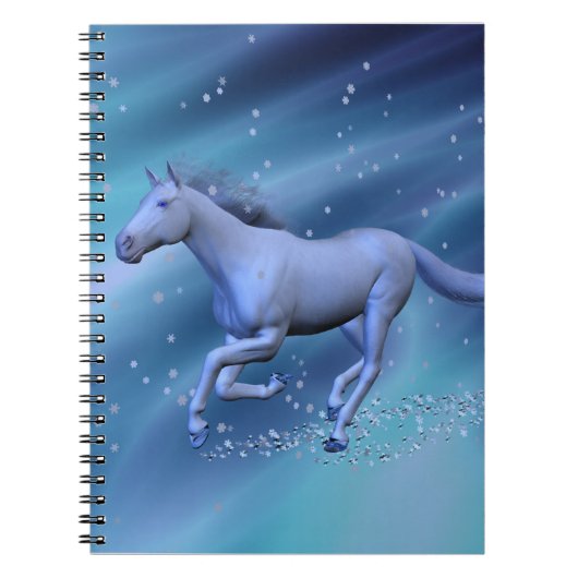 Winterpaard Notitieboek (Voorkant)