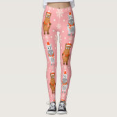 Winterpaarden Leggings (Voorkant)