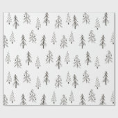 Winterpakpapier Cadeaupapier (Vlak)