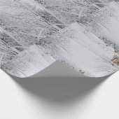 winterpakpapier voor de mijnbouw cadeaupapier (Hoek)