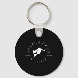 Winterpark Colorado Graphic Snowboard T Sleutelhanger