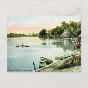 Winterpark Florida, Lake Osceola Vintage Briefkaart