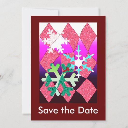 Winterpartij Save The Date (Voorkant)