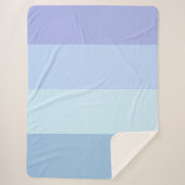 Winterpastel kleurenschema sherpa deken (Voorkant)