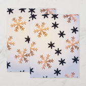 Winterpatroon 12 notitiekaartje (Voorkant / Achterkant)