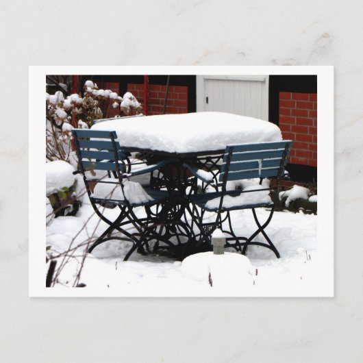 Winterpause Briefkaart (Voorkant)