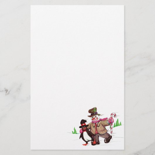Winterpels Briefpapier (Voorkant)