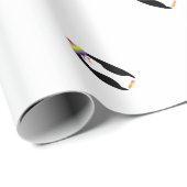 WINTERPENGUIN AFSNIJDEN CADEAUPAPIER (Rol Hoek)