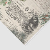  Winterpine kerstman Ephemera Tissuepapier (Detail)