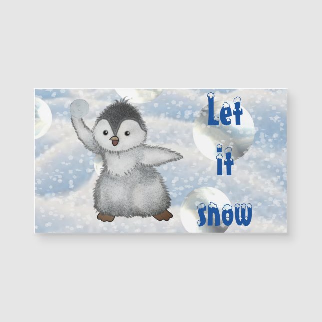 Winterpinguin  (Voorkant)