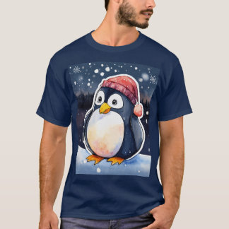 Winterpinguïn T-shirt – Schattige & Gezellig Koud 