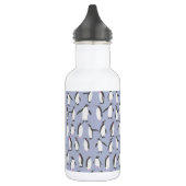 Winterpinguïns naadloos patroon + uw ideeën waterfles (Links)