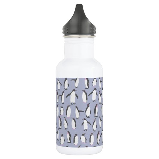 Winterpinguïns naadloos patroon + uw ideeën waterfles (Links)