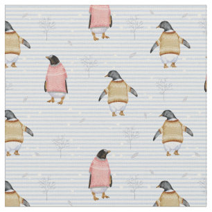 Winterpinguïns Stof